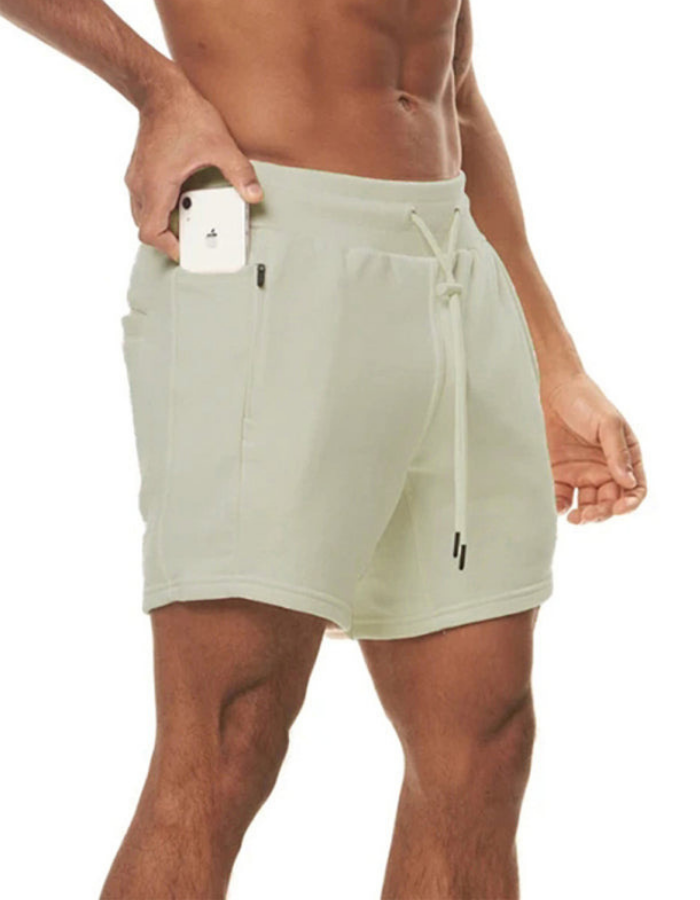 SHOPIQAT Sports Gym Men's Multi Pocket Hanging Towel Running Training Shorts - Premium from shopiqat - Just $7.900! Shop now at shopiqat